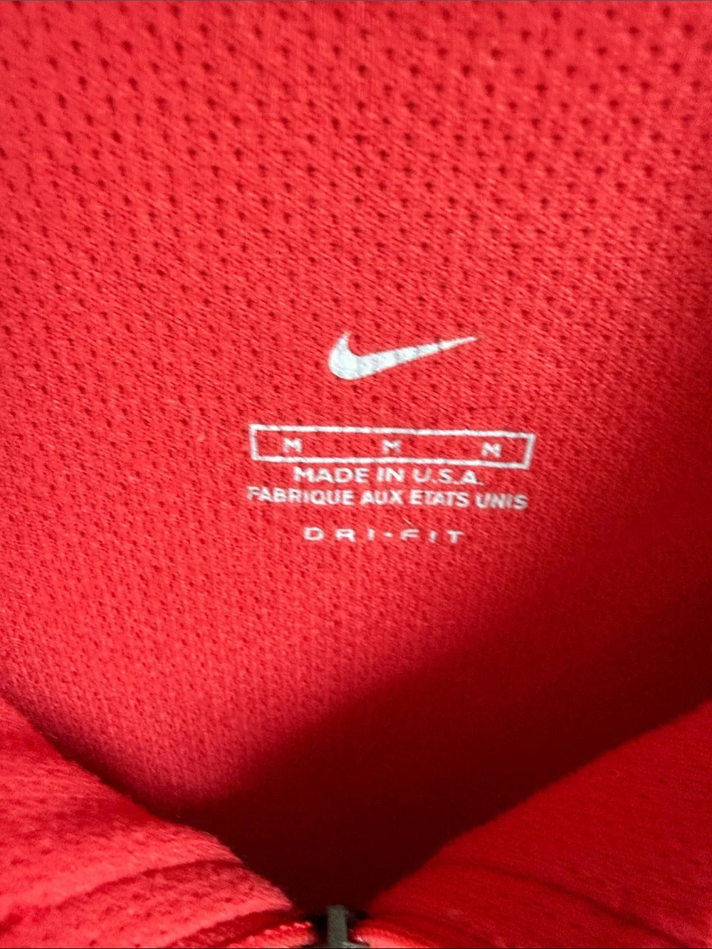 Nike Men’s Bright Red Half-Zip Sweater